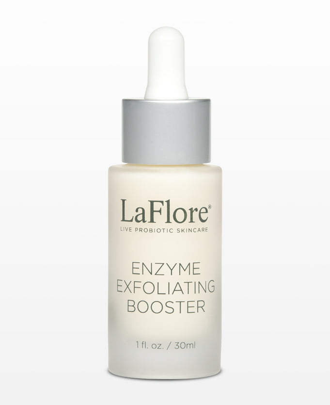 LaFlore Enzyme Exfoliating Booster, Live Probiotic Skincare, fruit enzymes, elastin