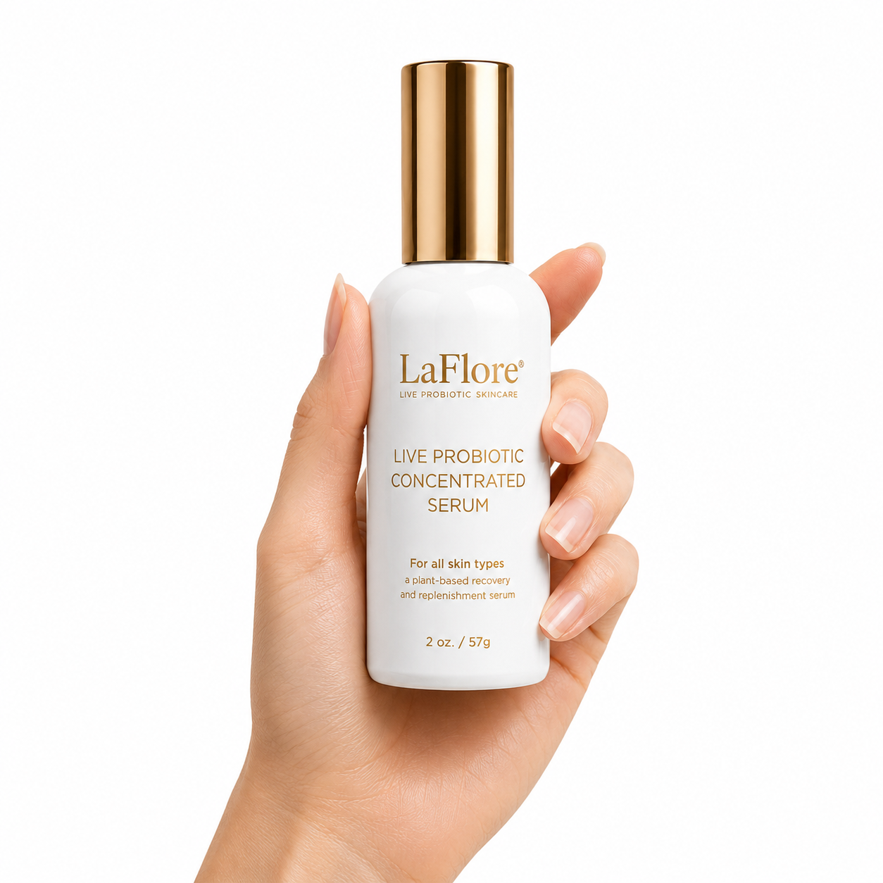 Live Probiotic Balance and Restore Serum - in hand