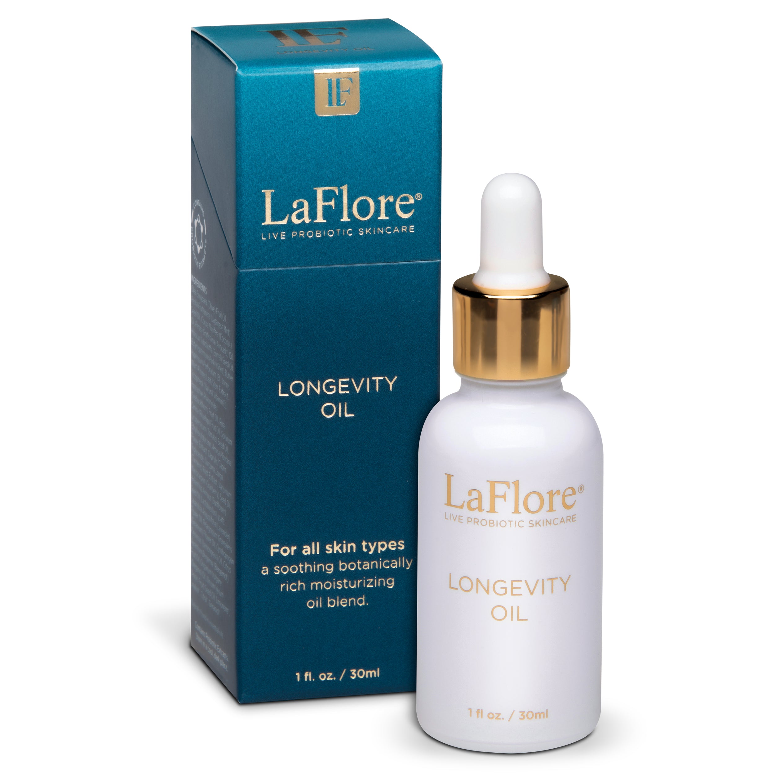 LaFlore Longevity Oil - Live Probiotic Skincare