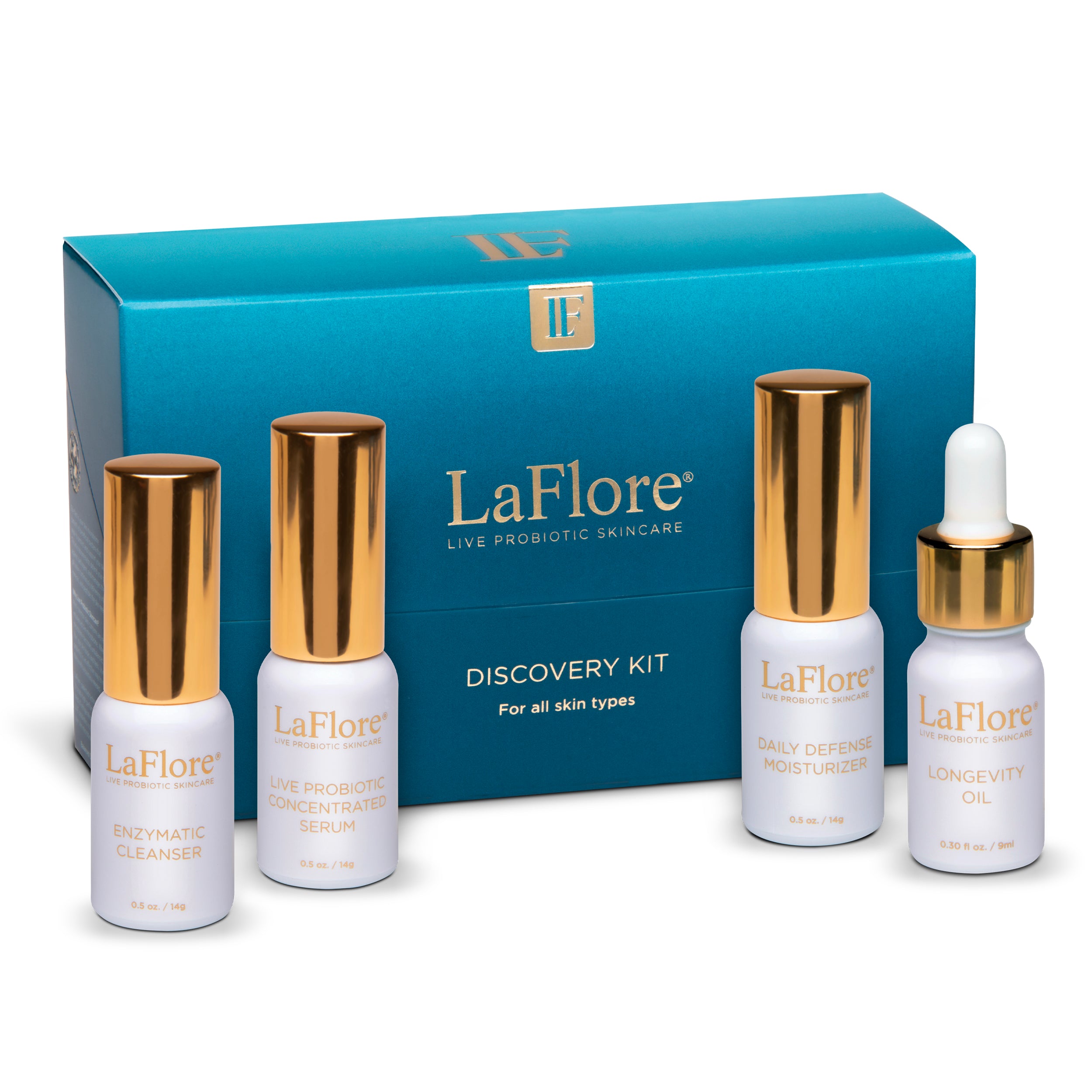 LaFlore Discovery Kit - Live Probiotic Skincare - Microbiome Friendly
